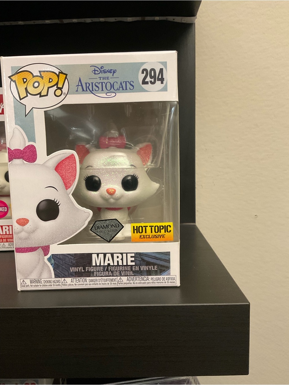 Funko Pop! The Aristocats Marie Diamond Collection Vinyl Figure (White, Pink)